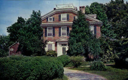 Belmont Hall - Smyrna, Delaware DE Postcard