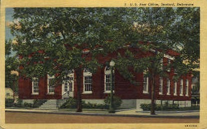 Post Office - Seaford, Delaware DE Postcard