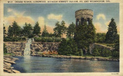 Chimes Tower - Wilmington, Delaware DE Postcard