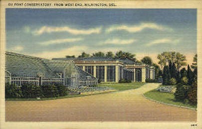 Du Pont Conservatory - Wilmington, Delaware DE Postcard