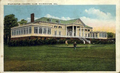 Wilmington Country Club - Delaware DE Postcard