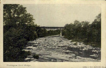 Washington Street Bridge - Wilmington, Delaware DE Postcard
