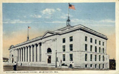 City Hall - Wilmington, Delaware DE Postcard