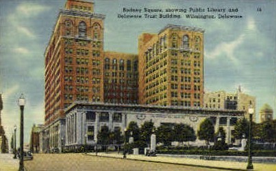 Rodney Square - Wilmington, Delaware DE Postcard