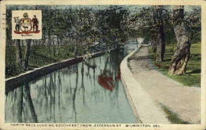 Jefferson Street - Wilmington, Delaware DE Postcard