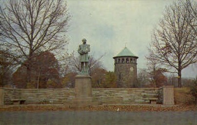 Admiral Du Pont Monument - Wilmington, Delaware DE Postcard