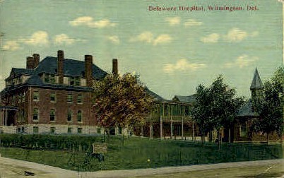 Delaware Hospital - Wilmington Postcard