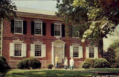 David Wilson Mansion - Odessa, Delaware DE Postcard