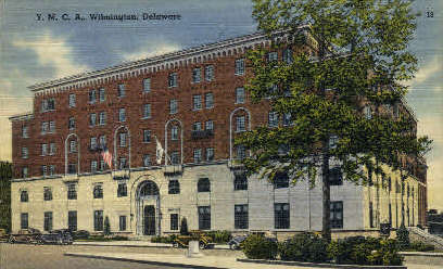 Y. M. C. A. Building - Wilmington, Delaware DE Postcard