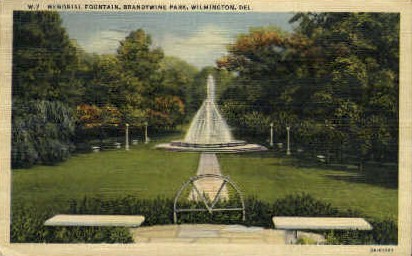 Brandywine Park - Wilmington, Delaware DE Postcard