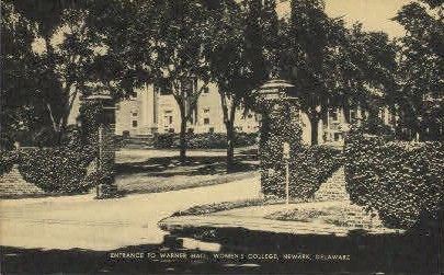 Women's College - Newark, Delaware DE Postcard