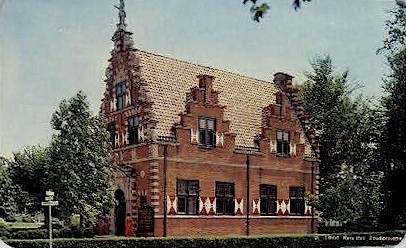 Zwaanendael House - Lewes, Delaware DE Postcard