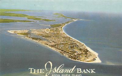The Island Bank Anna Maria Island, Florida Postcard