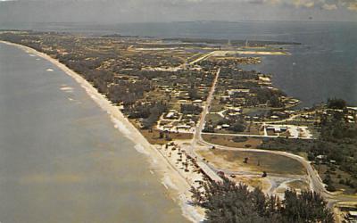 Manatee Public Beach Casino on the Gulf of Mexico Anna Maria Island, Florida Postcard