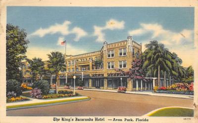 The King's Jacaranda Hotel Avon Park, Florida Postcard