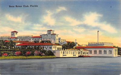 Boca Raton Club Florida Postcard