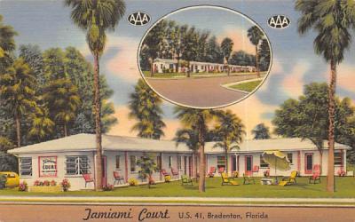 Jamiami Court Bradenton, Florida Postcard