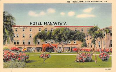 Hotel Manavista Bradenton, Florida Postcard