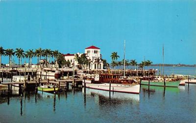 Colorful Memorial Pier Bradenton, Florida Postcard