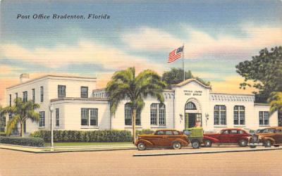 Post Office Bradenton, Florida Postcard
