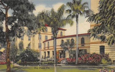 Hospital Buildings, U.S. Veterans Administraiton Home Bay Pines, Florida Postcard