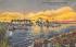 Tropical Sunset, Yacht Basin Bradenton, Florida Postcard