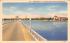 Bradenton FL, USA, Manatee River Bridge Florida Postcard