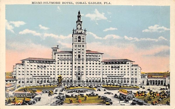 1947 MIAMI, FL, BOATWRIGHT HOTEL POSTCARD