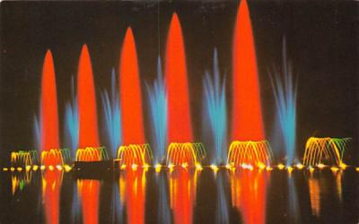 Fountain of Waltzing Waters Cape Coral, Florida Postcard