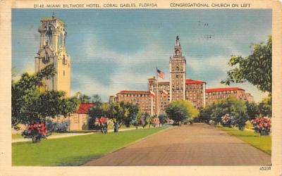 Miami Biltmore Hotel Coral Gables, Florida Postcard
