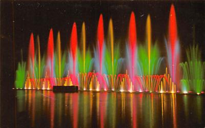 Fountain of Waltzing Waters Cape Coral, Florida Postcard
