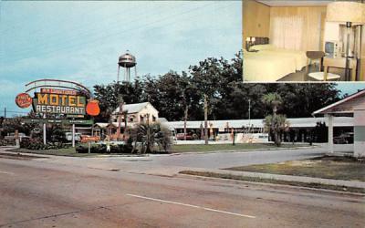 Rainbow Motel Restaurant and Service Station Callahan, Florida Postcard