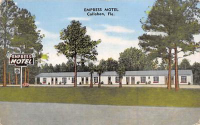 Empress Motel Callahan, Florida Postcard