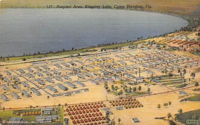 Hospital Area, Kingsley Lake Camp Blanding, Florida Postcard
