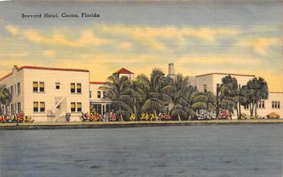 Brevard Hotel Cocoa, Florida Postcard