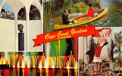 Cape Coral Gardens Florida Postcard