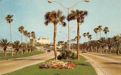 Famous Memorial Causeway Clearwater, Florida Postcard