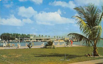 Playgrounds and parks around the beautiful Marina Clearwater Beach, Florida Postcard