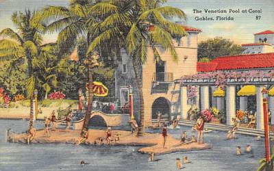 The Venetian Pool  Coral Gables, Florida Postcard