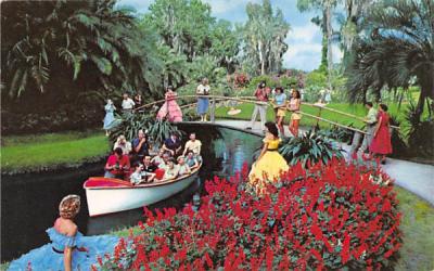 Lovely Girls Greet you at Every Turn Cypress Gardens, Florida Postcard