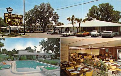 The Carriage Inn Cross City, Florida Postcard