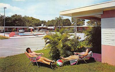 Clearwater Bay Motel Florida Postcard