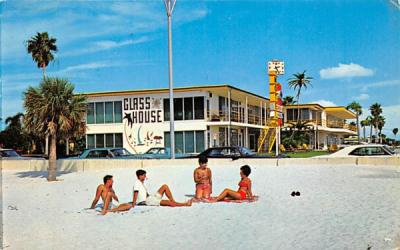 Glass House Apartment Motel Clearwater Beach, Florida Postcard