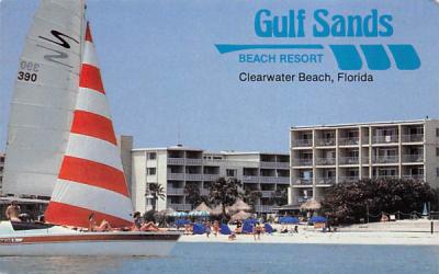 Gulf Sands Beach Resort Clearwater Beach, Florida Postcard