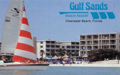 Gulf Sands Beach Resort Clearwater Beach, Florida Postcard