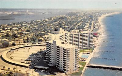 Air View of Clearwater Beach, FL, USA Florida Postcard