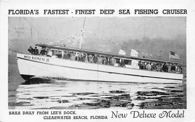 Florida's Fastest - Finest Deep Sea Fishing Cruiser Postcard