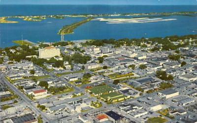 Air View of Downtown Clearwater, FL, USA Florida Postcard