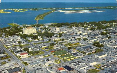 Air View of Downtown Clearwater, FL, USA Florida Postcard