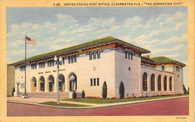 United States Post Office Clearwater, Florida Postcard